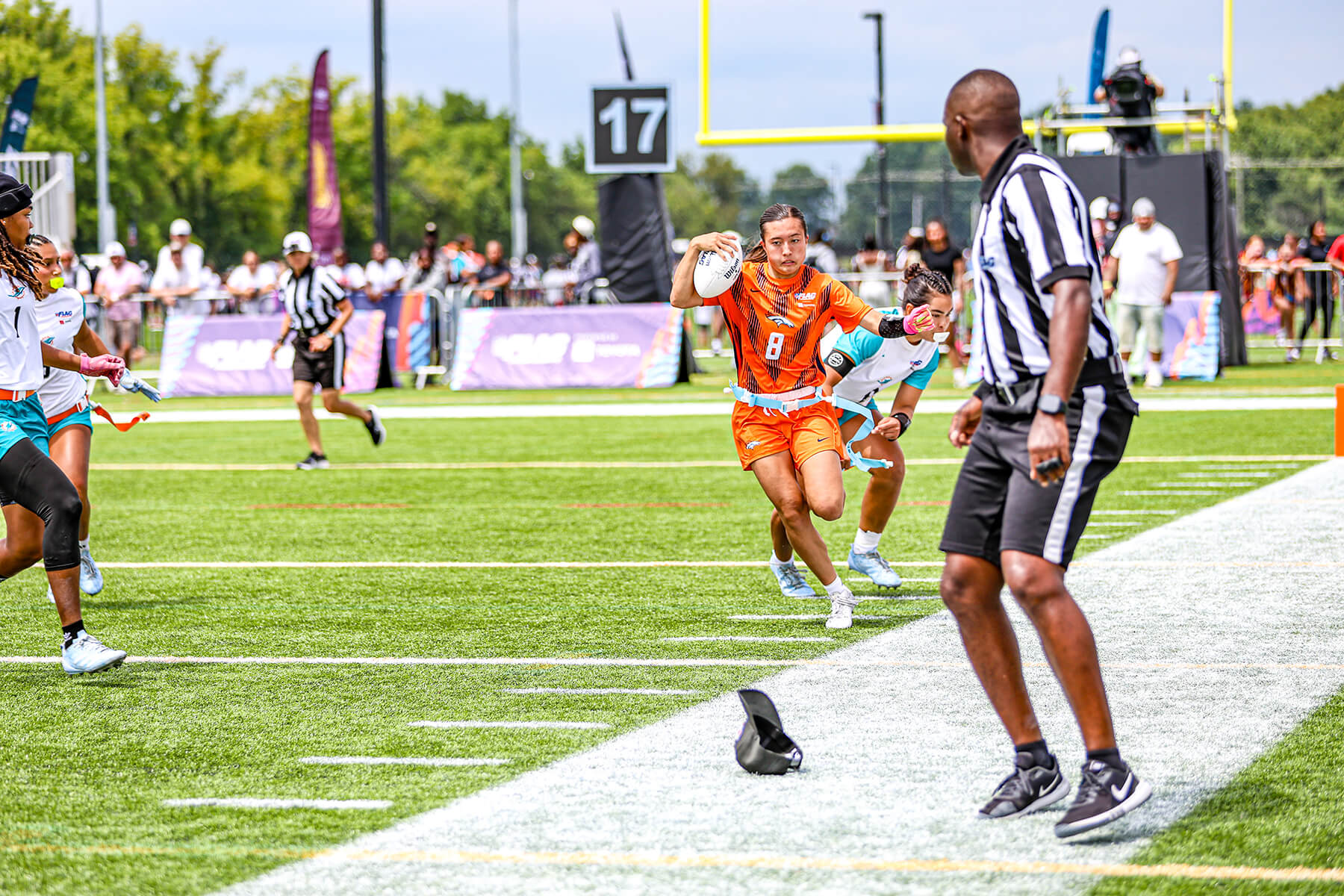 NFL FLAG championship celebration
